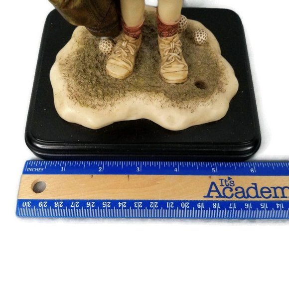 1999 Beachcombers Intl Boy Golf Figure Statue 0246 - Picture 11 of 12